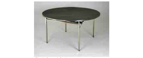  TABLE DE BANQUET EASY LIFT RONDE PLIANTE